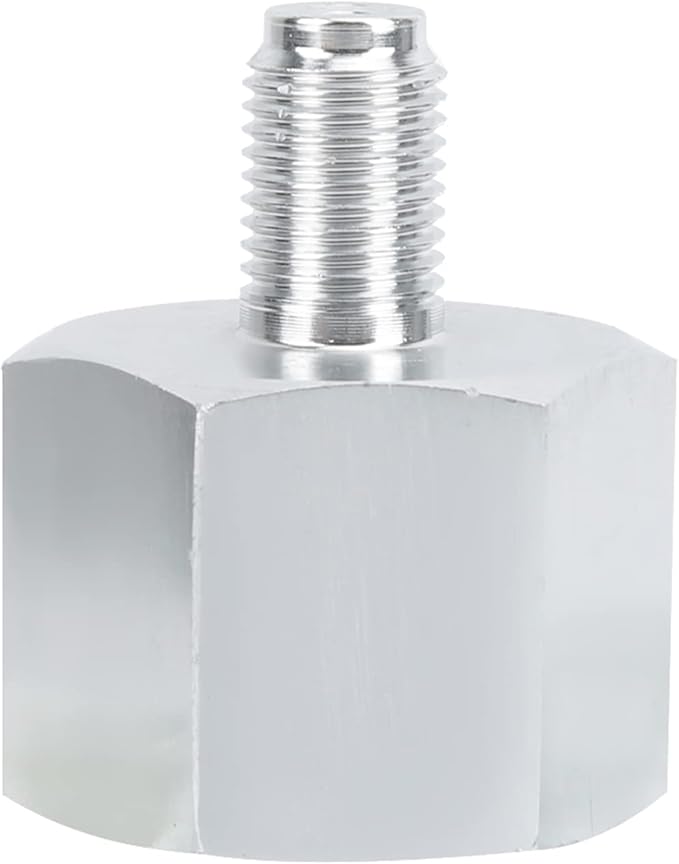3/8 to CGA320 Regulator Adapter, Aluminum CO2 Regulator Cylinder Adapter Pneumatics Connector Fitting Converter Accessories for Homebrew Beer Aquarium