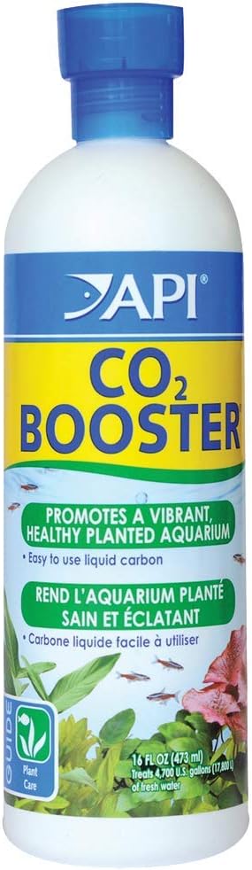 API Co2 Booster Freshwater Aquarium Plant Treatment and API Stress Coat Aquarium Water Conditioner 16 oz Bottles Aquarium Bundle