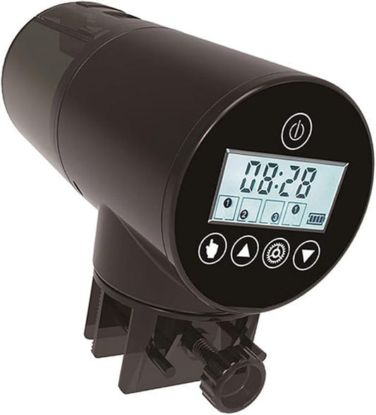 Rechargeable Aquariums Fishes Feeders Automatic Regulable Timers for Holiday Use with 200ml Food Dispenser