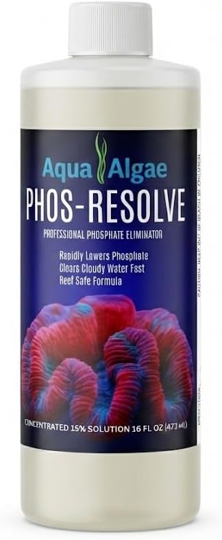 Phos-Resolve Phosphate Remover for Reef Tanks & Aquariums, 15% Lanthanum Chloride, 16 oz