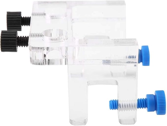 Cyrank Aquarium Water Pipe Holder, Acrylic Fish Jar Aquarium Probe Hose Holder Water Tube Clamp Fixed Clip Outflow Inflow Pipe