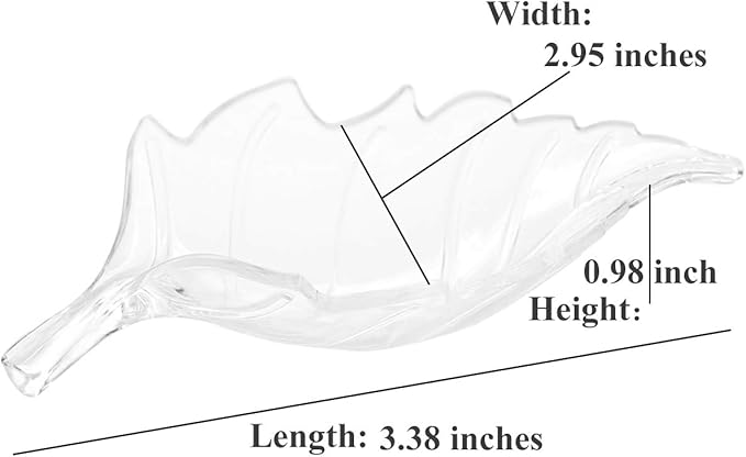 Shrimp Feeding Dish Shrimp Feed Dish Leaf Shaped Bowl