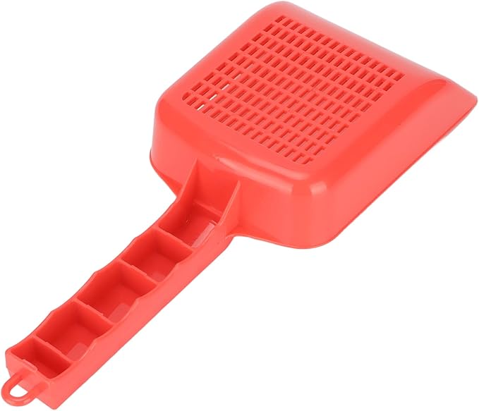 Drfeify Gravel Sand Shovel Efficient Sand Removal for Aquarium Fish Tank Cleaning Tool Lightweight Red