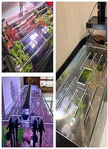Custom Acrylic Aquarium Top Cover, Jump-Proof Fish Hood with Fresh Air Hole, 50x35CM (19.7x13.8in) - Prevent Cats from Catching Fish, Ideal for Fish Tanks