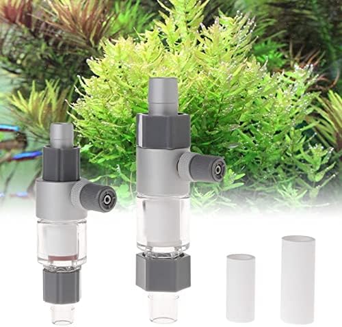 QANVEE Inline CO2 Atomizer Diffuser Aquarium Planted Tanks Aquascape (M1 (12/16MM))