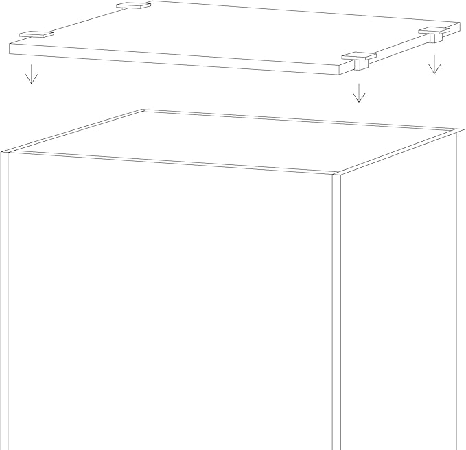 LANDEN 4mm Thick Clear Glass Aquarium Lid, Includes 4 Clips for Secure Placement, 282 x 225mm(11.1x8.86 inches) for 290-294 mm Inner Length Aquariums, Adapted to CB303030, ARF30