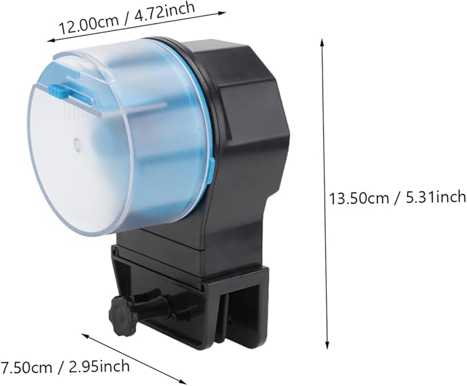 COLLBATH Automatic Fish Feeder for Aquarium Set Intelligent Feeding for