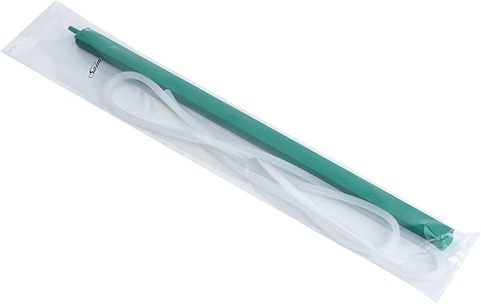 Saim 16 inch Aquarium Air Stone Bar, Bubbles Release Oxygen Diffuser Bar, Fish Tank Mineral Air Bubble Air Stone Bar (Green - Blue) with 20ft Clear Airline Tubing
