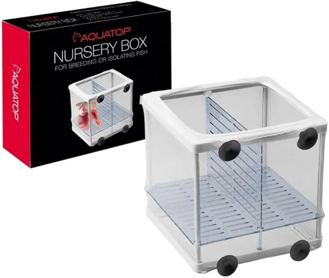 Aquatop Mesh Net Breeder Box for Aquarium Fish Tanks, 5.5x6x6 inch, NSB-01
