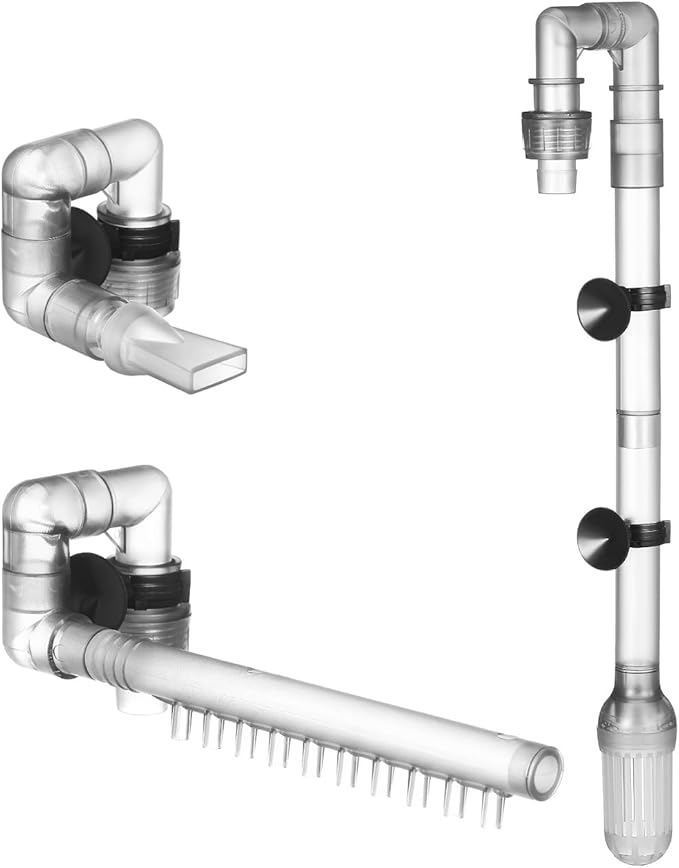 ibasenice 1set Replacement Aquarium Water and Outflow Tubes Fish Tank Accessories Easy Installation Smooth Design for External Filters