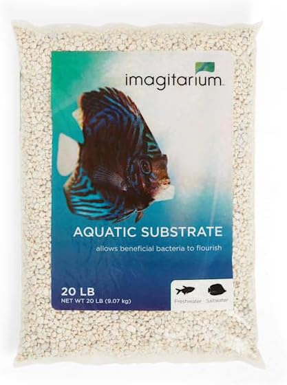 imagitarium by Petco Aquarium Gravel Substrate White 20 lbs.