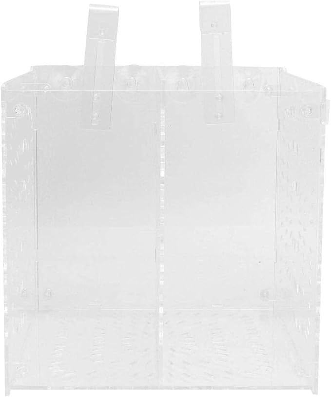 Zerodis Fish Isolation Breeding Box Acrylic Incubator Floating Aquarium Hatchery Breeding and Parenting Box for Fish Aquarium(20MC *20CM*20CM)