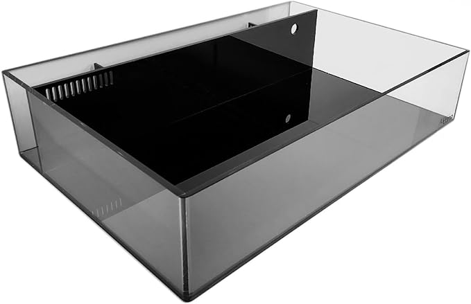 Luna Reef FRAG 36 AIO Rimless All in One Frag Tank Aquarium for Saltwater Marine Coral (Tank with Pump and Racks)