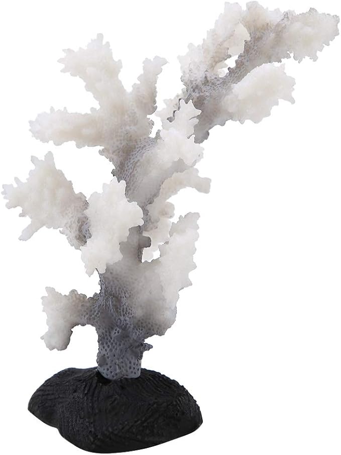 Artificial Coral Plant for Fish Aquarium Decoration – Silicone Simulation Coral Ornament for Aquascaping, Landscaping & Fish Enhancement