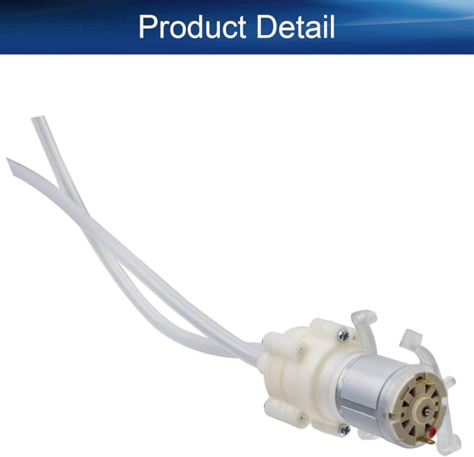 Heyiarbeit 5-12V Electric Diaphragm Pump Water Pumps Self Priming 1.5-2L/Min DC Diaphragm Pump 4x7mm for Tea Machine Aquarium Water Cooling Fish Tank 1PCS