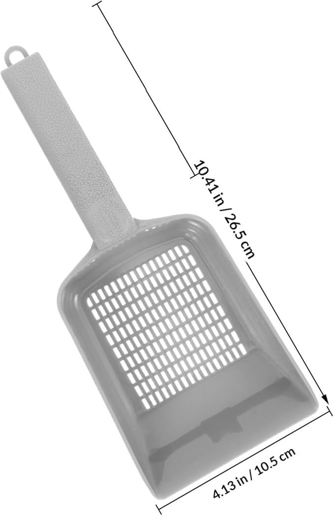 Aquarium Sediment Cleaning Scoop Portable Fish Tank Sand Shovel Gray Small Aquarium Soil Shovel for Gravel Cleaning and Fish Tank Maintenance