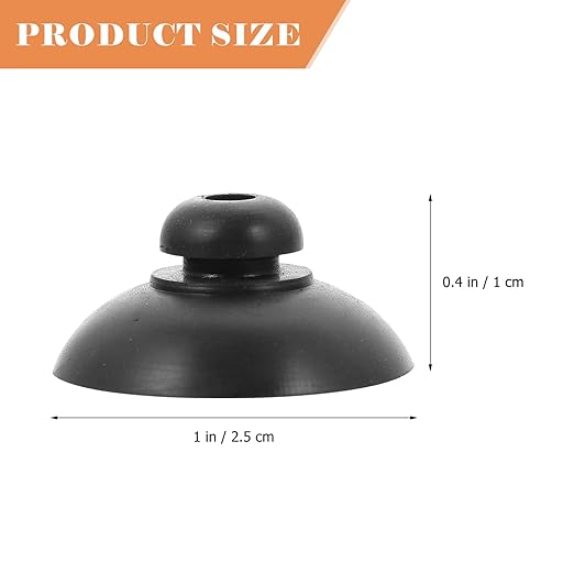 balacoo 60pcs Aquariums Oxygen Pump Cups Strong Hold Suckers Wire Oxygen Pump Placement Fish Tanks Black Design for Use