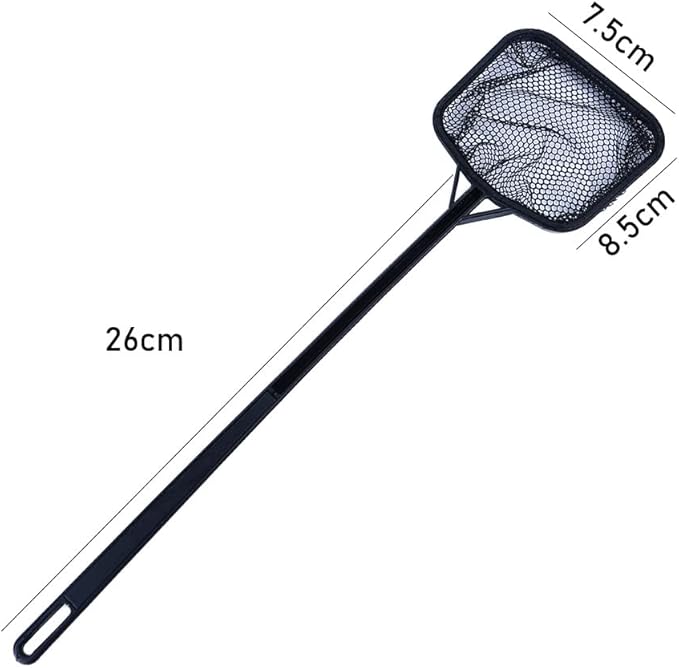 Generic Aquarium Fish Net Lightweight Nylon Fish Tank Fishing Net Square Fish Tank Net Plastic Fish Tank Catching Cleaning Mesh Tool, AM17CD0BNKSUS