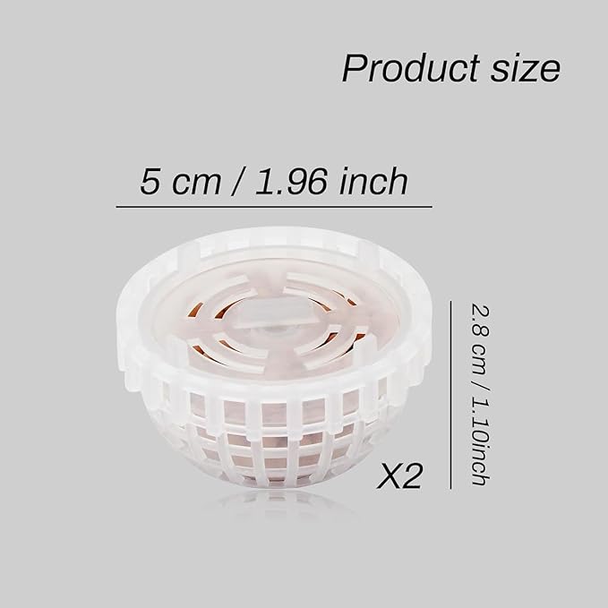 2 Pack Aquarium Moss Ball Holder, Hollow-Designed Plastic Plant Holder with Filter Stone for Shrimp & Fish Tank Decorations