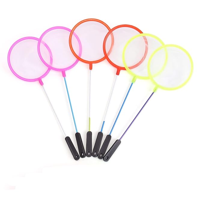 YUWIXMOX Baby Brine Shrimp Net Artemia Copepod Sieve for Scoop Out Artemia Eggs Random Color (Round 5 Pieces)