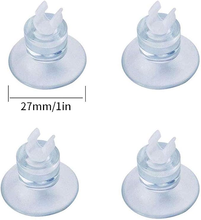 2 PCS Stainless Steel Fish Tank U Shape Pipe, 2 PCS Non-Return Check Valve, 4 PCS Suction Cup, for Aquarium Connecting Air Line