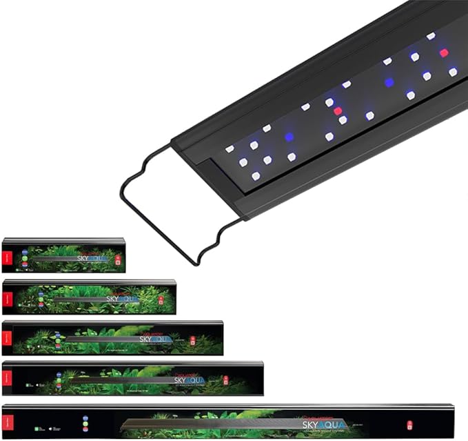 Aquatop SkyAqua LED Aquarium Light, 6500K Spectrum – Fits 30-36-Inch Tanks, 3 Position Toggle Switch, Aquarium Lights for Fish Tank, UL & CSA, Natural Sunlight Illumination