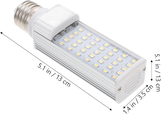 E27 Led Lamp for Aquarium Fish Tank Corn Light for Tropical Plant Growth Fits Fish Pod and Box Aquarium Lighting