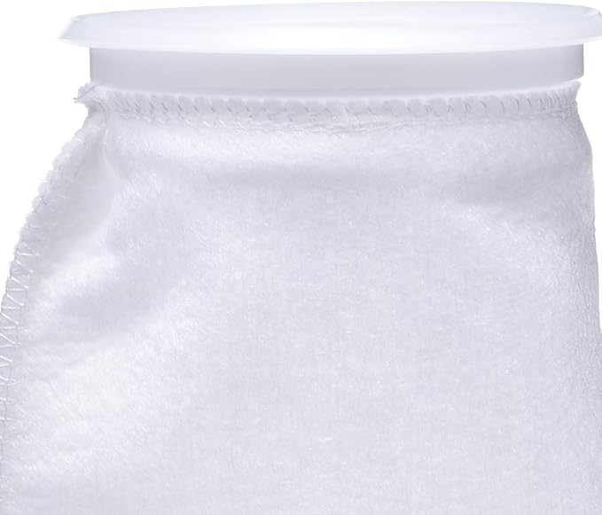 ALEGI Aquarium Filter Socks 4 inch by 14 Inch Long, 200 Micron - 4 Inch Ring Aquarium Felt Filter Bags (4 by 14 Inch - 4Pack)