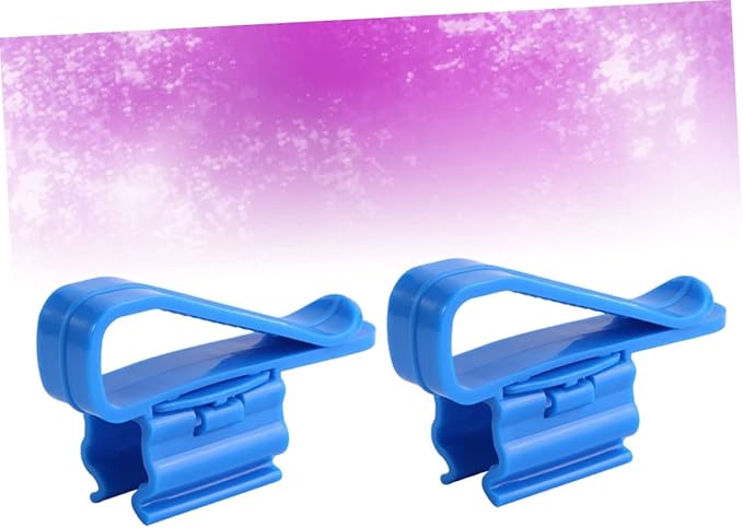 Mipcase 2pcs Plastic Fish Tank Aquarium Bucket Hose Holder Clip Bucket for Fish Tank Cleaning Aquarium Filtration Hose Clip Fish Tank Clean Pump Fixing Clamp Aquarium Filtration Hose Clamp