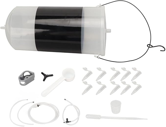Shrimp Eggs Incubator, Shrimp Hatchery Kits Multifunctional Hatchery with Regulating Valve Live Baby brine Shrimp net Feeder and storager for Fish