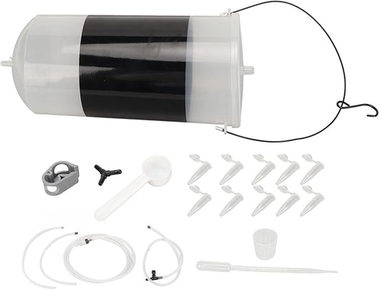 Shrimp Eggs Incubator, Shrimp Hatchery Kits Multifunctional Hatchery with Regulating Valve Live Baby brine Shrimp net Feeder and storager for Fish