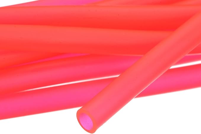 uxcell Aquarium Airline Tubing Hose 5/32" ID 15/64" OD 1Pcs 13.12 Ft Silicone Flexible Airline Tubing for Fish Tank, Terrariums, and Hydroponics, Dark Red