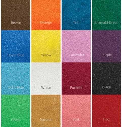 Hortense B. Hewitt Wedding Accessories 1-Pound Decorative Colored Sand, Emerald (Pack of 2)