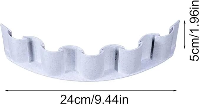 2pcs Aquarium Sand Stone Water Grass Mud Partitions Baffle Plate, Scenery/Decoration to Increase The Layering(Arc)