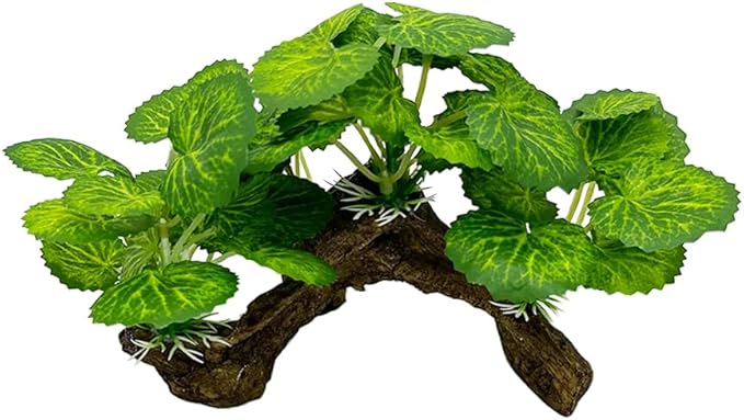 Fish Tank Decorations Aquarium Decor Ornaments Betta Silk Leaf pad Hammock Artificial Driftwood Cave Goldfish Bowl Accessories