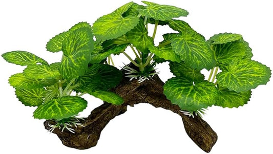 Fish Tank Decorations Aquarium Decor Ornaments Betta Silk Leaf pad Hammock Artificial Driftwood Cave Goldfish Bowl Accessories