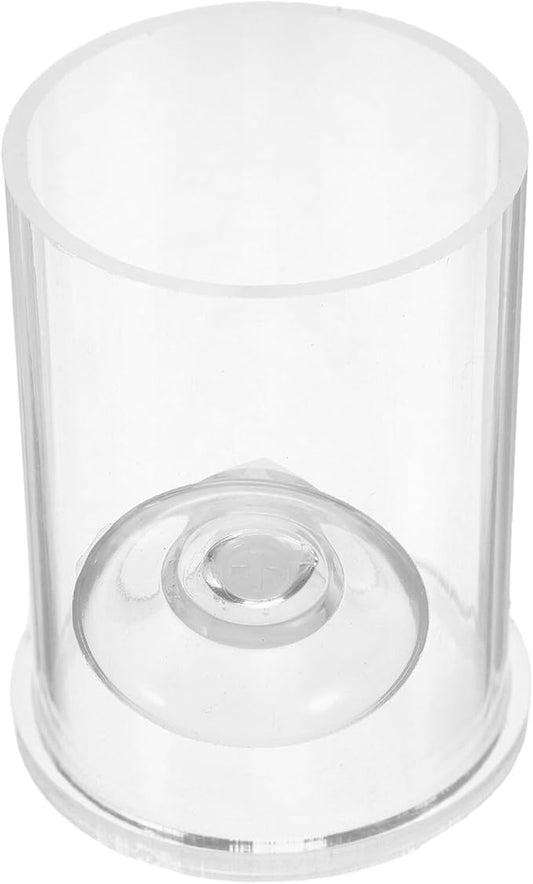 Beaupretty Aquarium Shrimp Feeding Dish with Suction Cup, Large Fish Feeder Ring for Fish Tank, Semi-Automatic Acrylic Feeder Suitable for Guppies and Aquarium Supplies