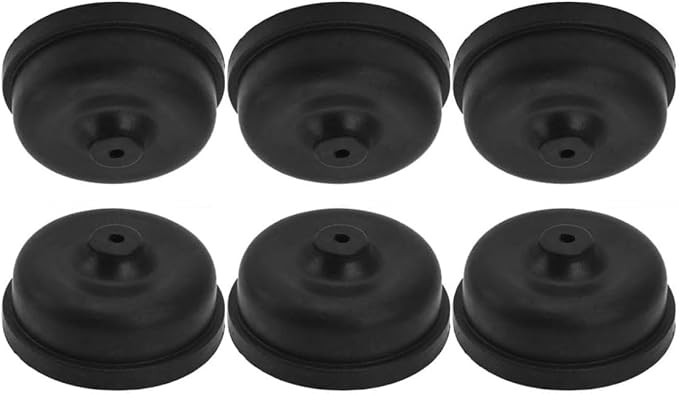 6Pcs Black Aquarium Diaphragm,Aquarium Air Pump Accessories,Diaphragm,Accessories for Air Oxygen Pump,Air Pump ，Pumps and Filters
