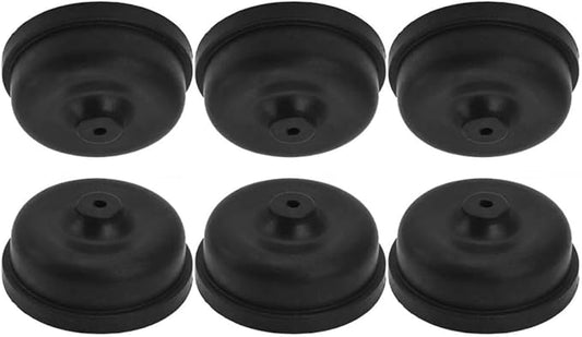 6Pcs Black Aquarium Diaphragm,Aquarium Air Pump Accessories,Diaphragm,Accessories for Air Oxygen Pump,Air Pump ，Pumps and Filters