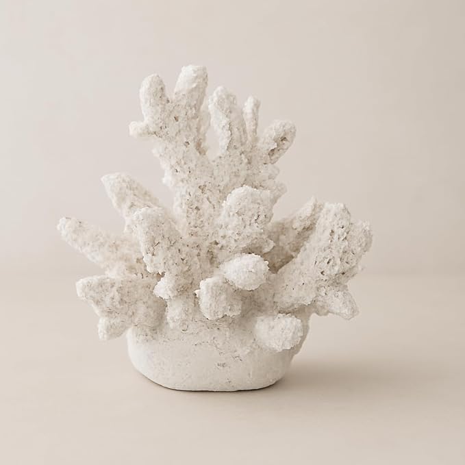 Large Aquarium Decor Coral Ornament Decorations Fish Tank Landscape, White Coral