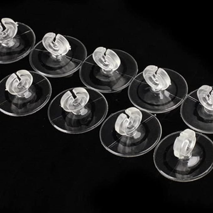 40Pcs Aquarium Suction Cups Clear Fish Tank Hose Clamps Suction Cup Clips Airline Tube Holders Fish Tank Holders Clips for Fish Tank Tubing