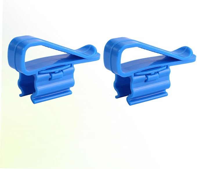 Mipcase 2pcs Plastic Fish Tank Aquarium Bucket Hose Holder Clip Bucket for Fish Tank Cleaning Aquarium Filtration Hose Clip Fish Tank Clean Pump Fixing Clamp Aquarium Filtration Hose Clamp