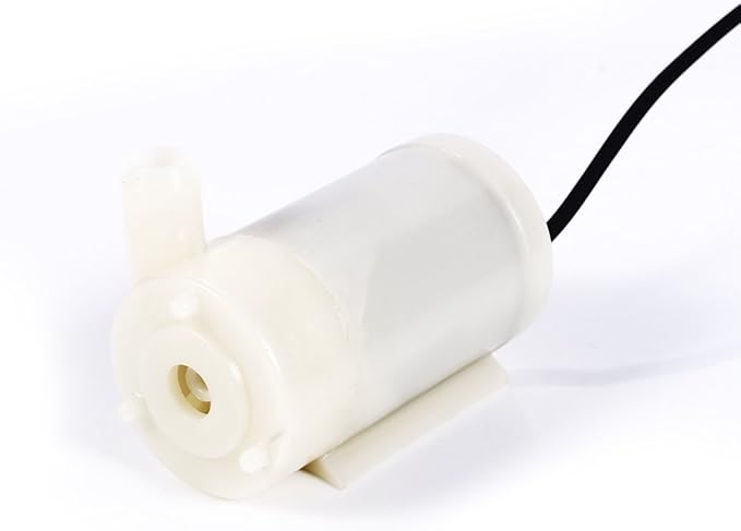 Water Pumps, DC 3-4.5V 100L/H Mini Micro Submersible Motor Pump Water Pumps Low Noise for Fish Fountain Aquarium(JT-DC3W Horizontal)