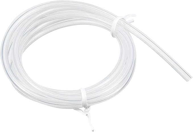 Silicone Tubing Flexible Silicone Tube, [for Pump Water Transfer, Fish Tank, Aquarium] - 1/8"x3/16"/6.6ft/Clear