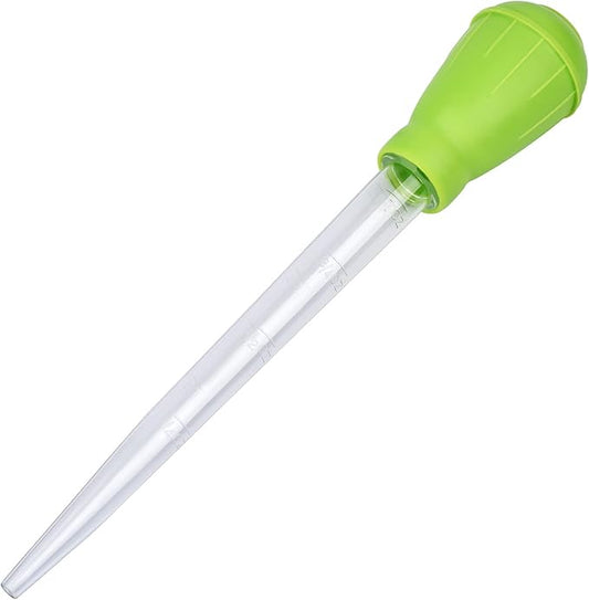 WEAVERBIRD Manual Fish Tank Water Changer Aquarium Dropper, 30ml Aquarium Clean Pipette Dropper, Fish Tank Cleaning Waste Remover, Aquarium Gravel Cleaning Straw, Green
