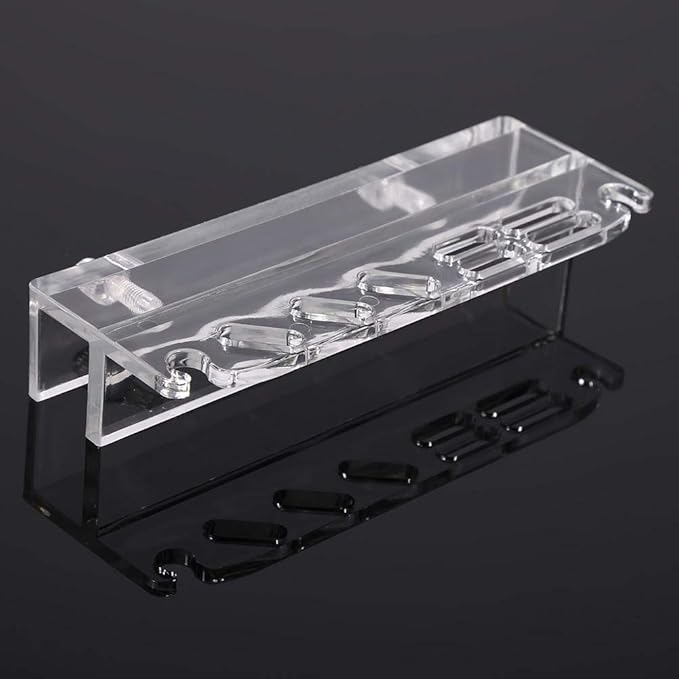 Fdit Acrylic Aquarium Fish Water Plant Scissor Scraper Spatula Maintenance Holder Storage Rack for Home Accessories