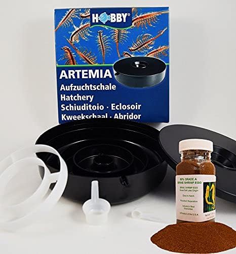 Brine Shrimp Hatchery Dish + 3 Months Supply of Brine Shrimp Eggs (1.75oz Grade A)