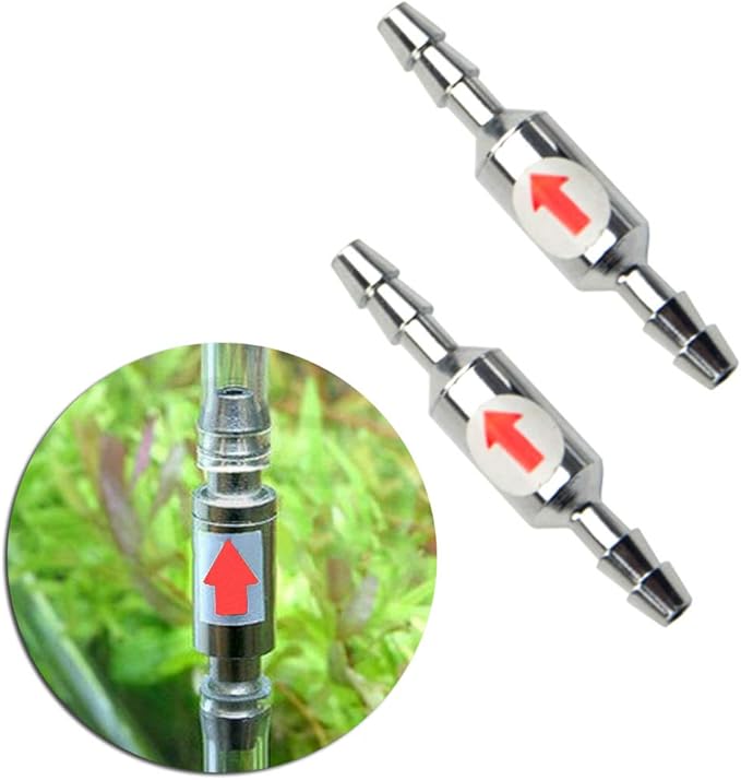 Check For For Aquariums 1.85-inches Long Sturdy Stainless Steel Anti Backflow CO2 Air For For Sensit Aquarium Heater Light Thermometers Gravel Sand Decorations Filter