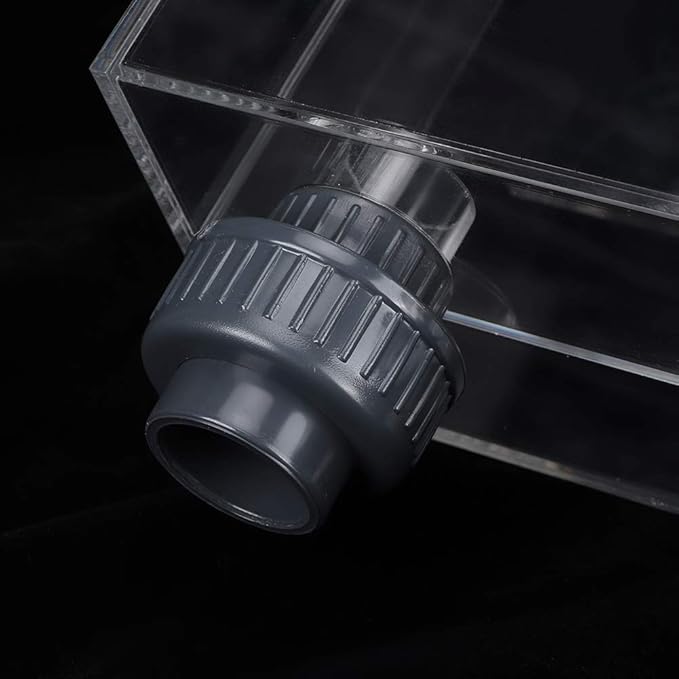 Zerodis Aquarium Water Cycle Box, Acrylic Hang On Fish Water Siphon Air Pumps for Recycled Water and Increase Oxygen, Filtration Water No Noise Fish Filter