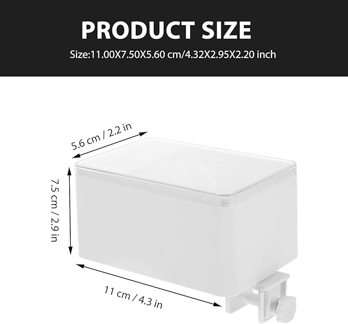 Automatic Fish Feeder for Aquarium Tank Plastic Dispenser with Programmable Timer Sealed Design Suitable for Small Fish and Shrimp Feeding